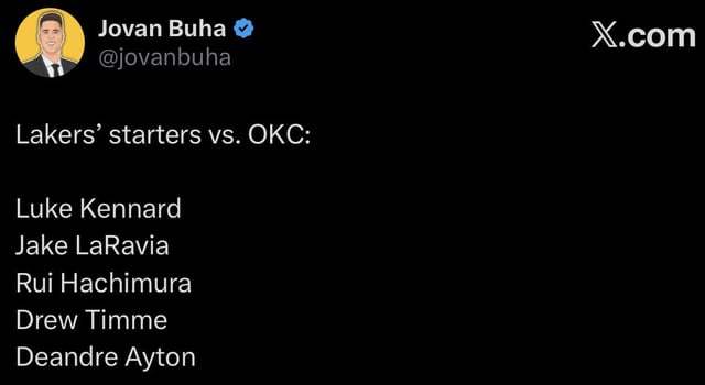 开云-湖人首发名单惊现5个&amp;quot;临时工&amp;quot;，哈姆看了想掀桌